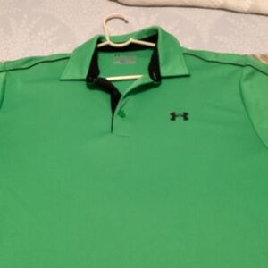 Under Armour Men's Vibrant Green Polo
